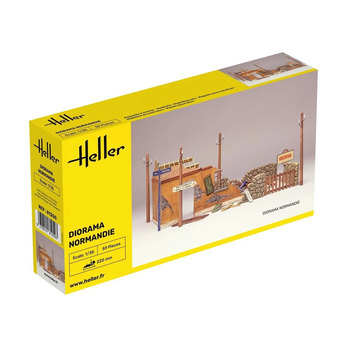 Diorama Normandie, 1/35 - Heller 81250