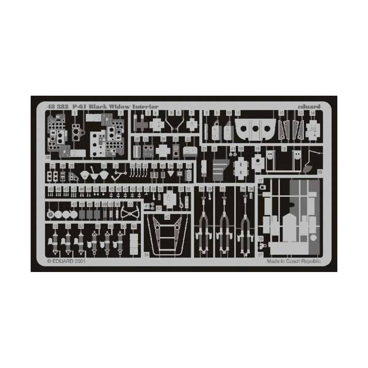 P-61 Black Widow, 1/48 - Eduard Accessories 48382