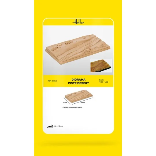 Piste Desert, 1/43 - Heller 81253