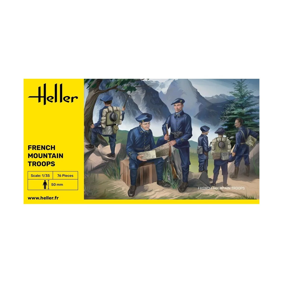 French Mountain Troops, 1/35 - Heller 81223