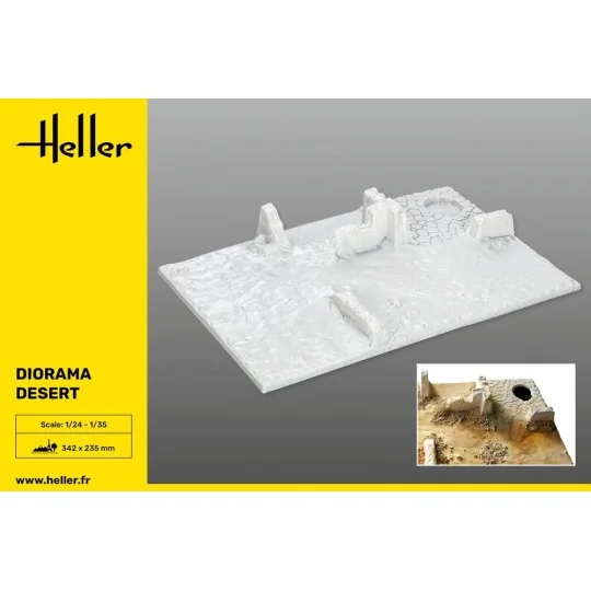 Socle Diorama Desert, 1/35 - Heller 81255