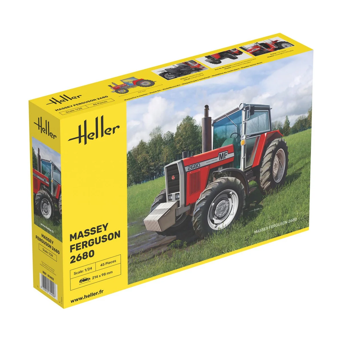 Massey Ferguson 2680, 1/24 - Heller 81402