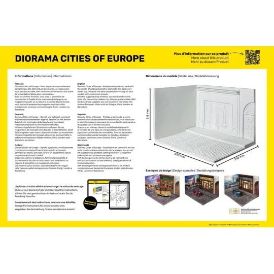Diorama Cities of Europe, 1/24 - Heller 81256