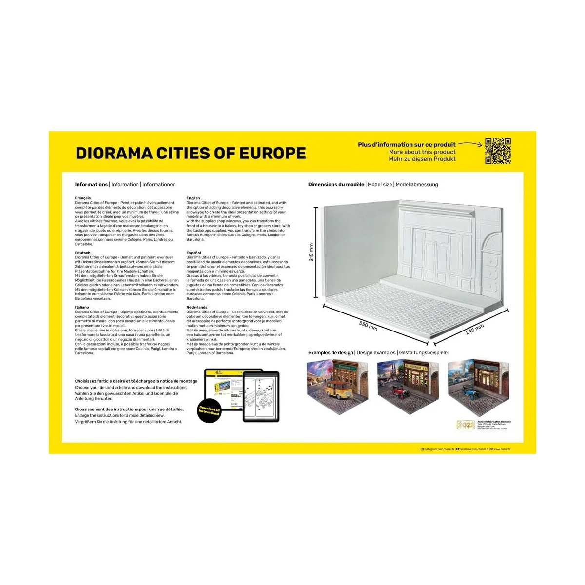 Diorama Cities of Europe, 1/24 - Heller 81256