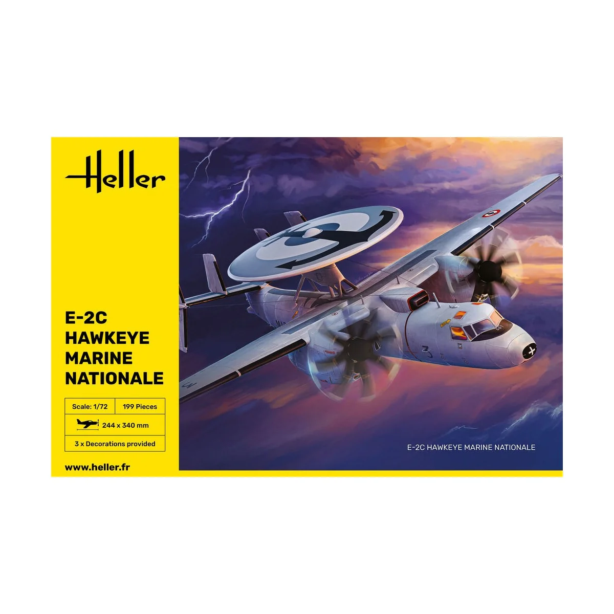E-2C Hawkeye Marine Nationale, 1/72 - Heller 82302