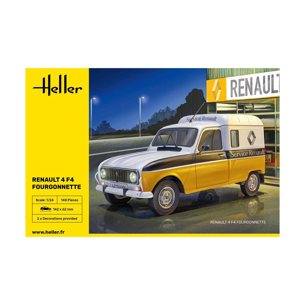 Renault 4 F4 Fourgonnette, 1/24 - Heller 82700