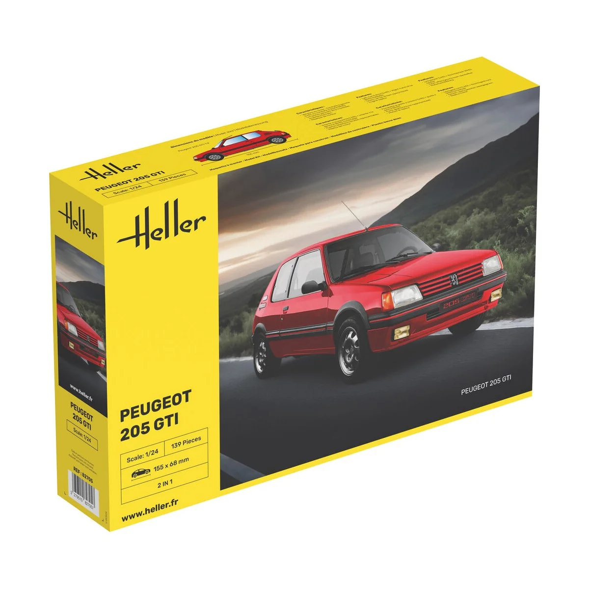 Peugeot 205 GTI, 1/24 - Heller 82705