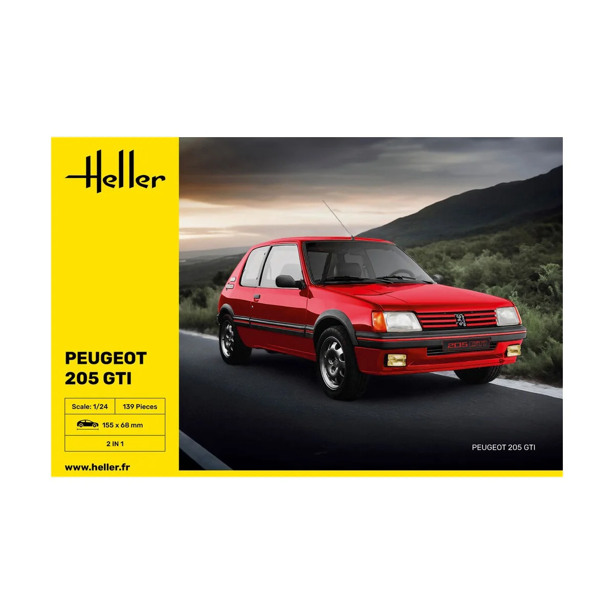 Peugeot 205 GTI, 1/24 - Heller 82705