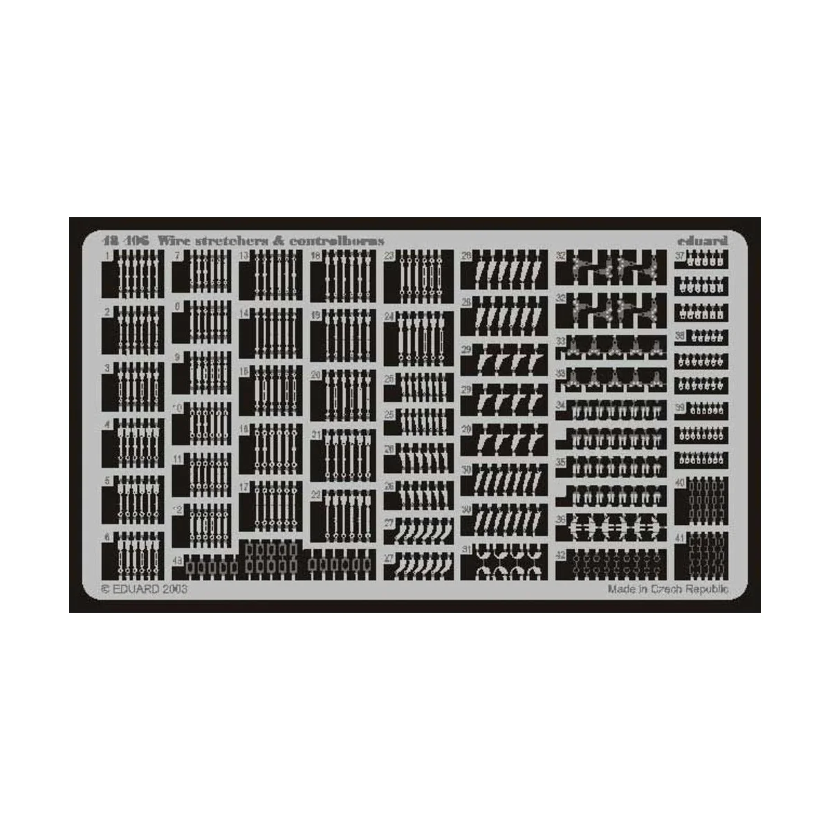 Wire stretchers & controlhorns - Eduard Accessories 48406