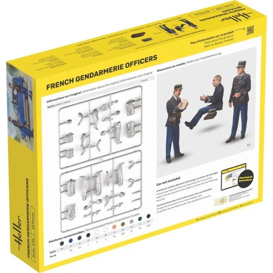 French Gendarmerie Officers, 1/24 - Heller 82751