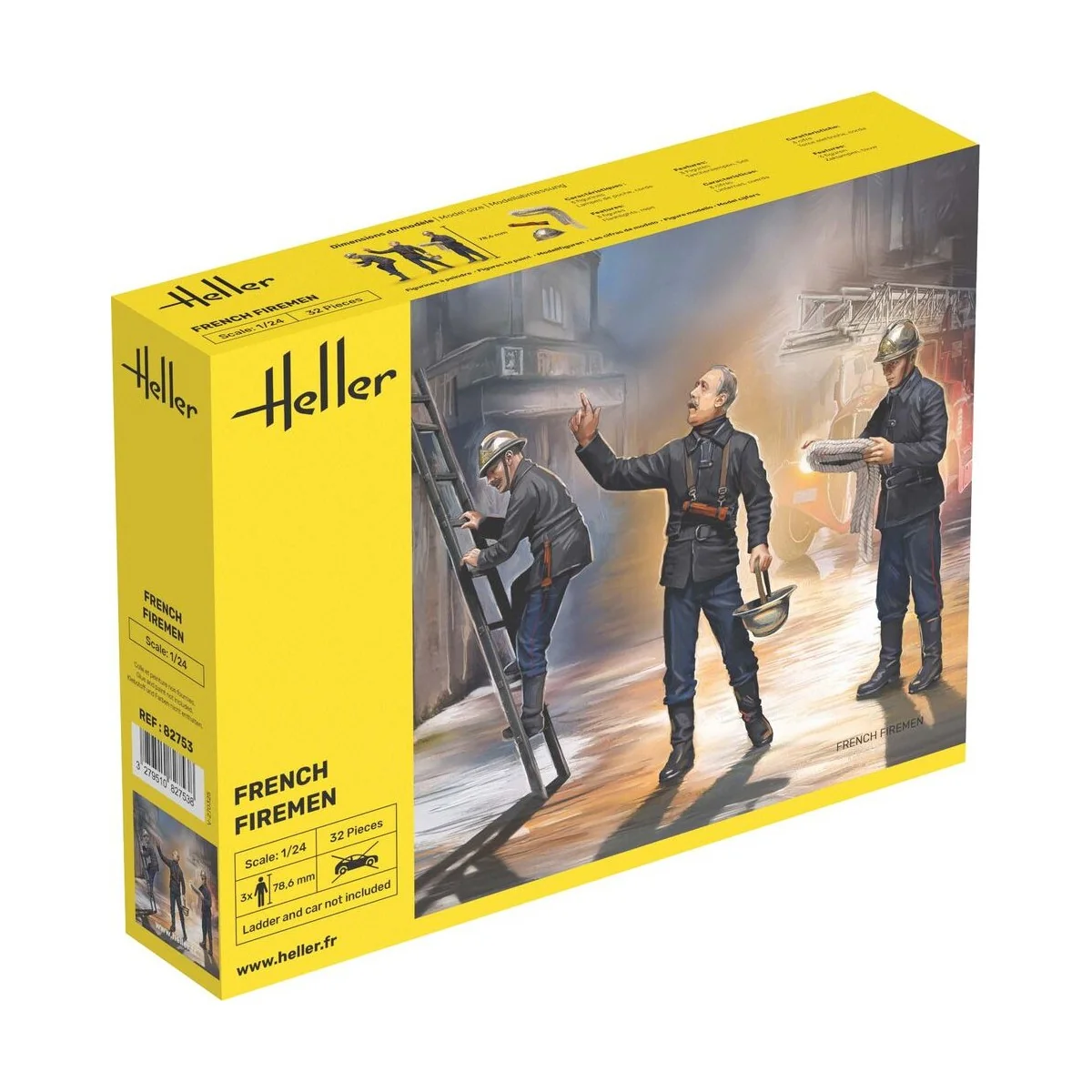 French Firemen, 1/24 - Heller 82753