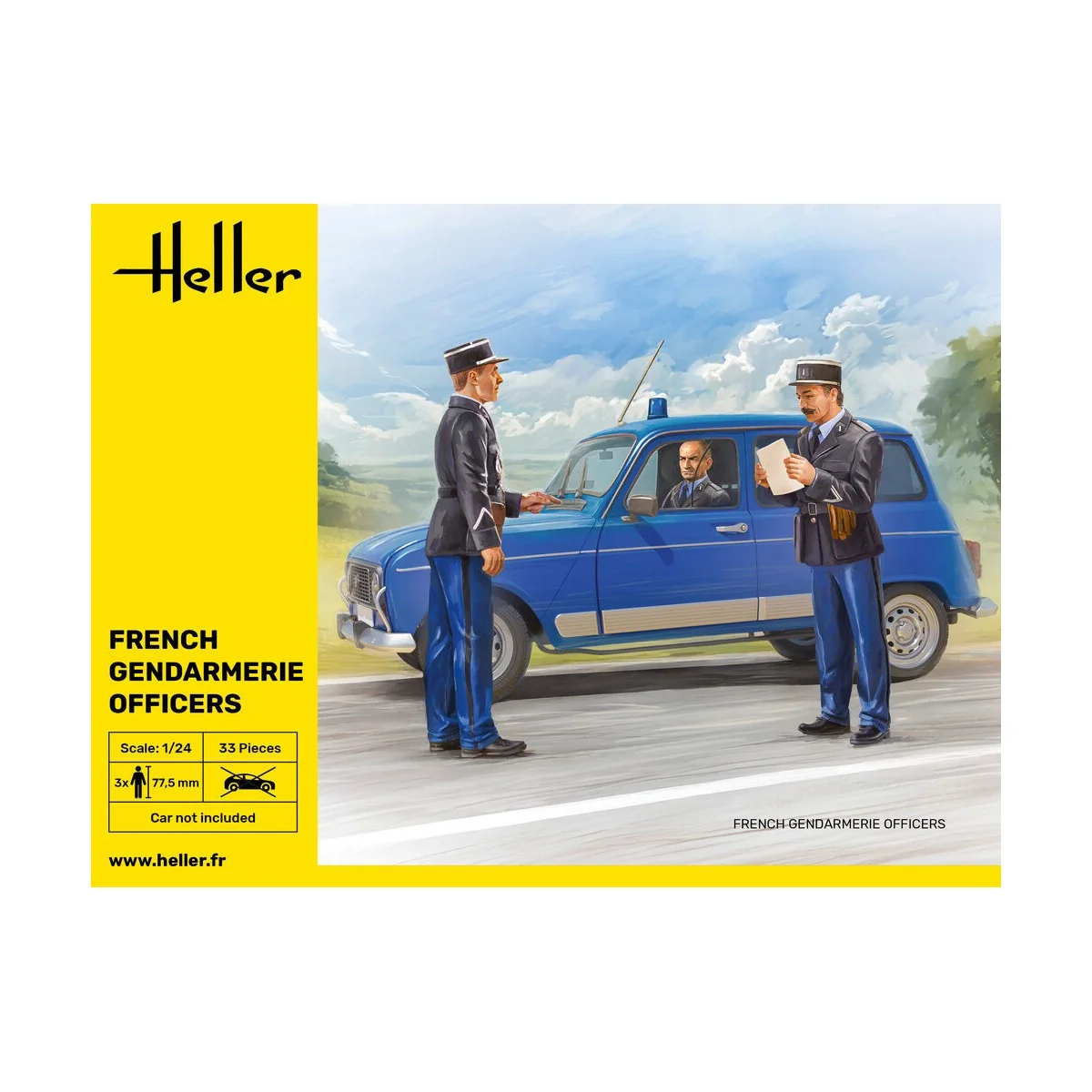 French Gendarmerie Officers, 1/24 - Heller 82751