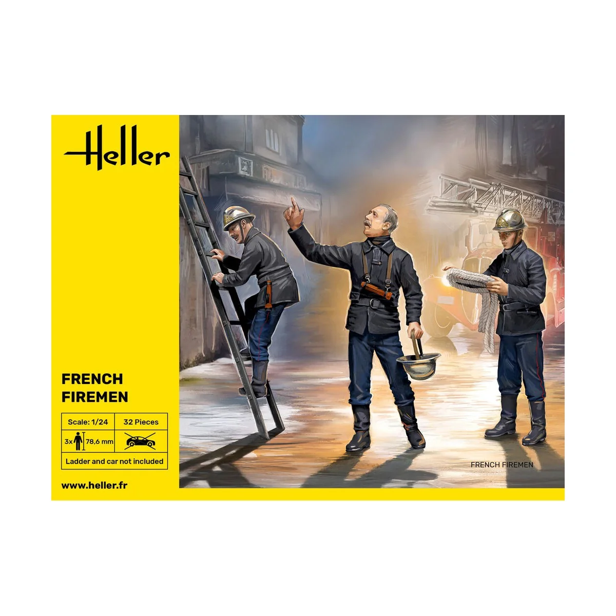 French Firemen, 1/24 - Heller 82753