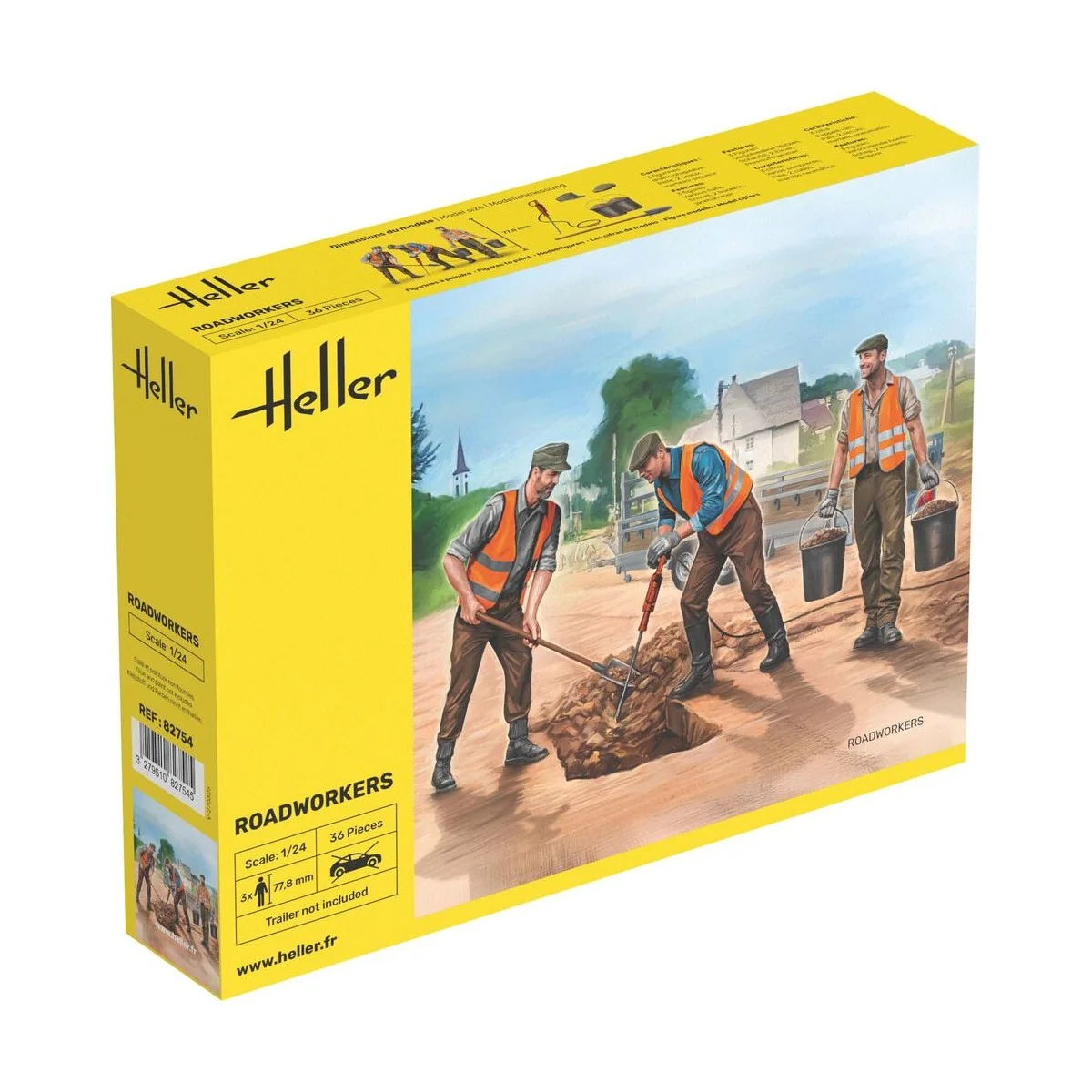 Road Workers, 1/24 - Heller 82754