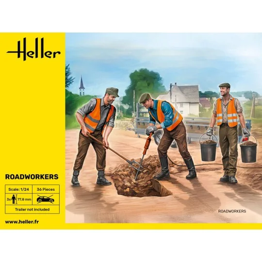 Road Workers, 1/24 - Heller 82754
