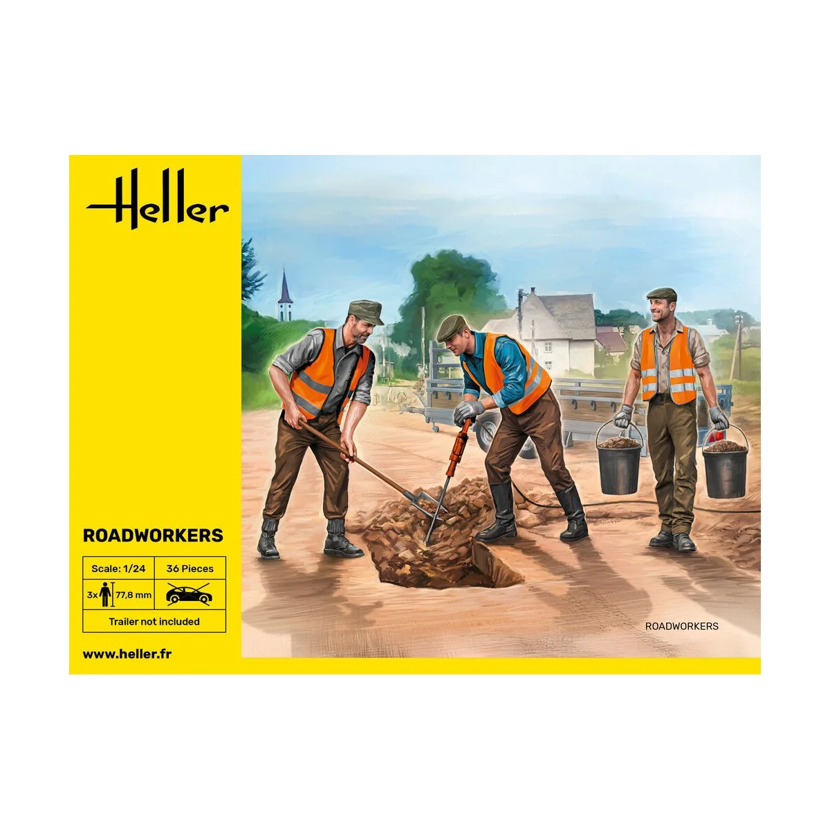 Road Workers, 1/24 - Heller 82754