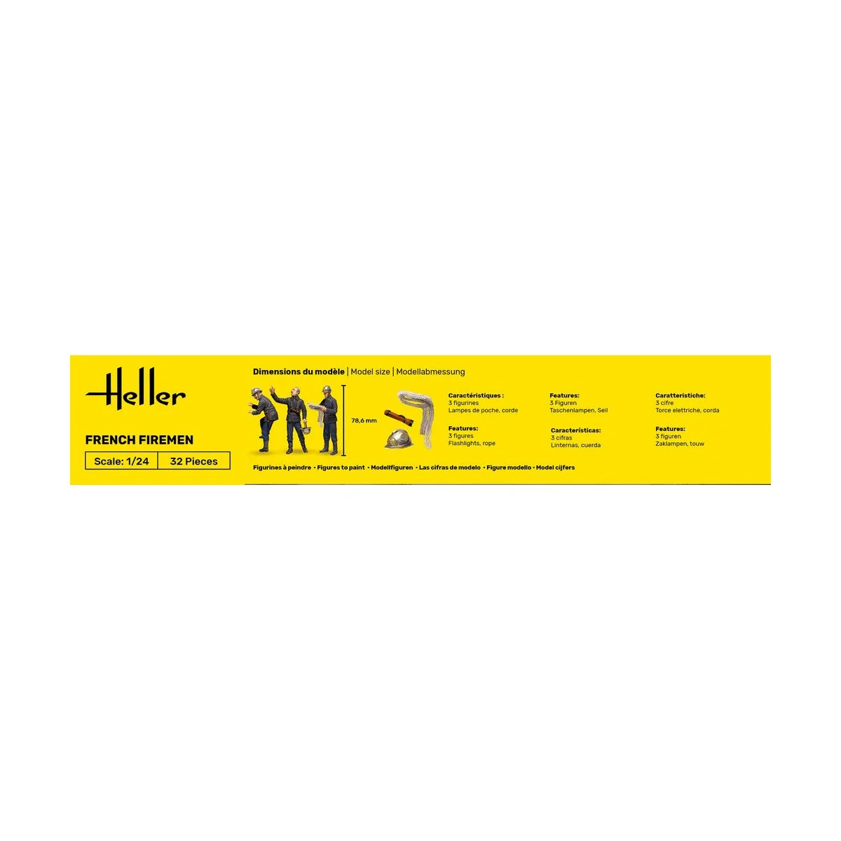 French Firemen, 1/24 - Heller 82753