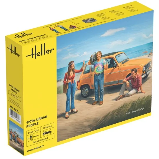 1970s Urban People, 1/24 - Heller 82757