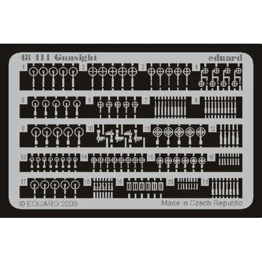 Gunsight, 1/48 - Eduard Accessories 48411 Gunsight, 1/48 - Eduard Accessories 48411