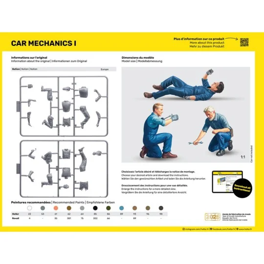 Car Mechanics I, 1/24 - Heller 82755