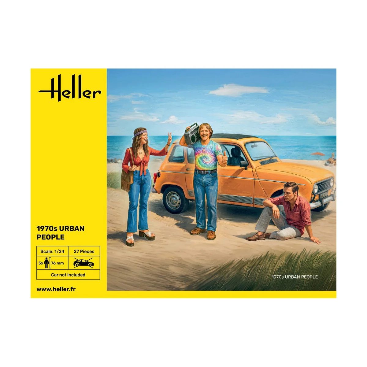 1970s Urban People, 1/24 - Heller 82757