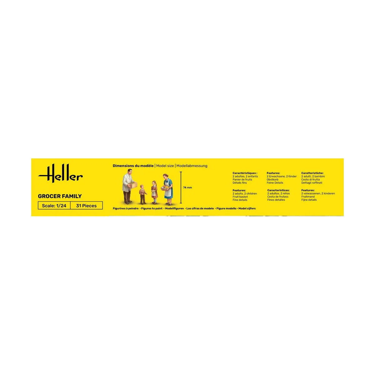 Grocer Family, 1/24 - Heller 82758
