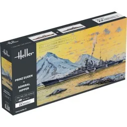 Twin Set Prinz Eugen + Admiral Hipper, 1/400 - Heller 85083