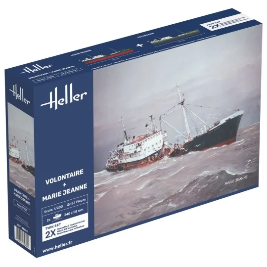 Twin Set Volontaire + Marie Jeanne, 1/200 - Heller 85604