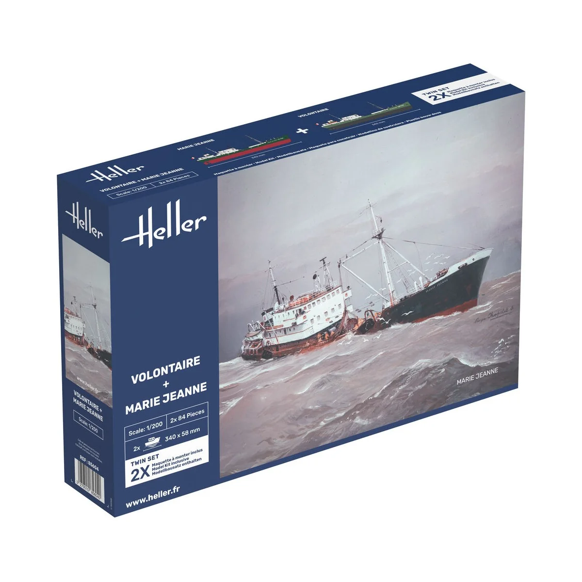 Twin Set Volontaire + Marie Jeanne, 1/200 - Heller 85604