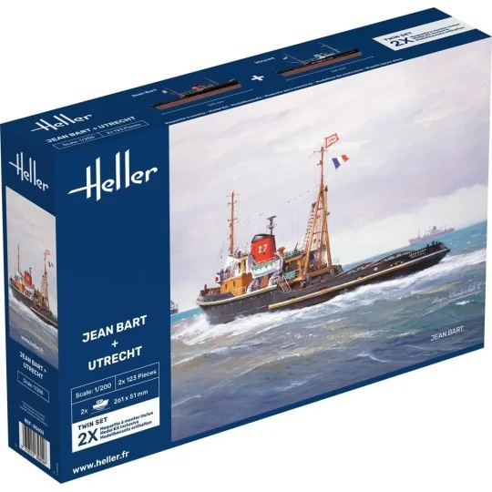 Twin Set Jean Bart + Utrecht, 1/200 - Heller 85602