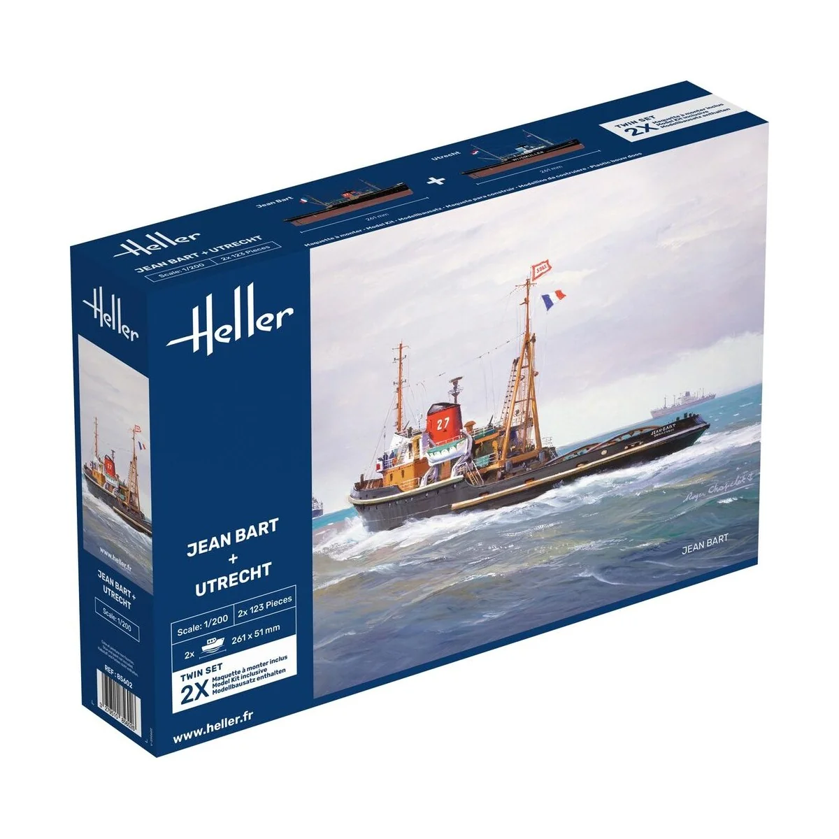 Twin Set Jean Bart + Utrecht, 1/200 - Heller 85602