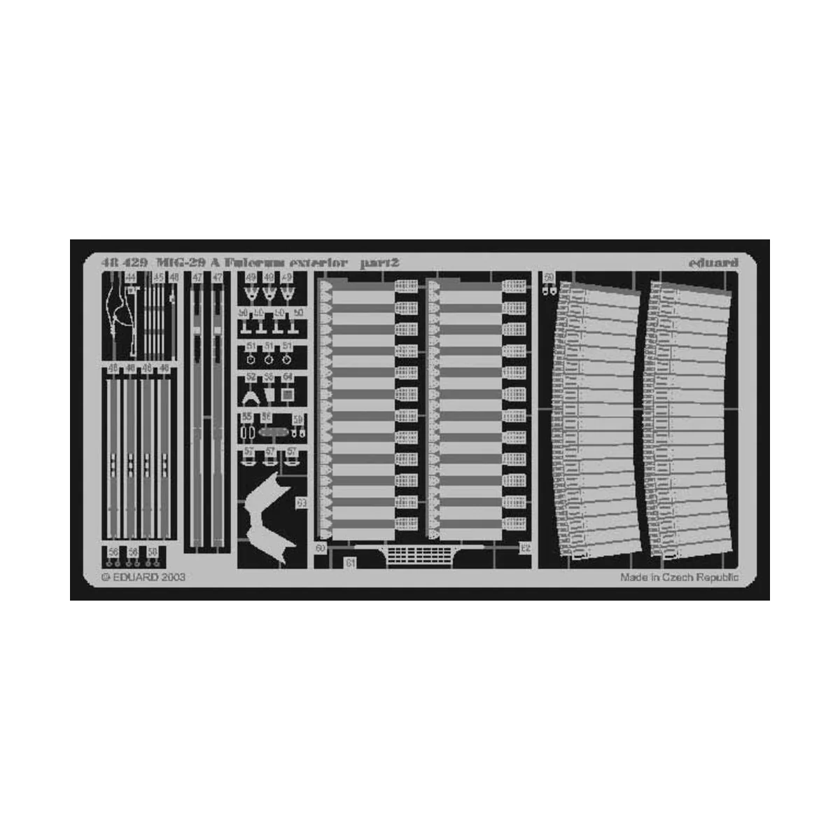 MiG-29A Fulcrum Exterior - Eduard Accessories 48429