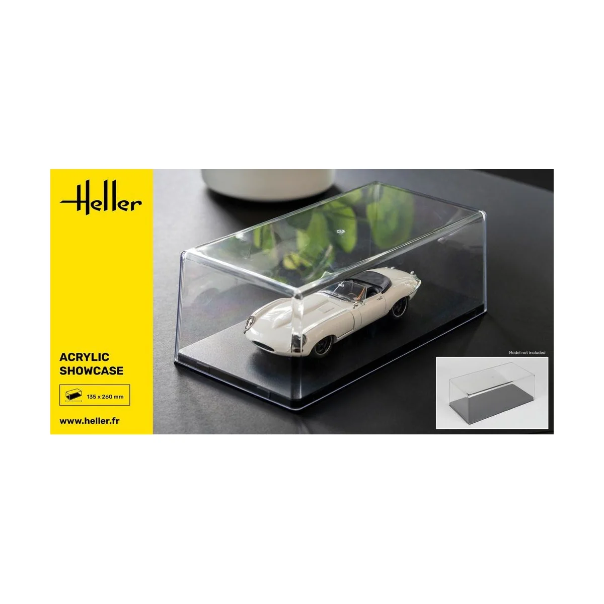 Acrylic Showcase, 252 x 127 x 80 mm - Heller 95201