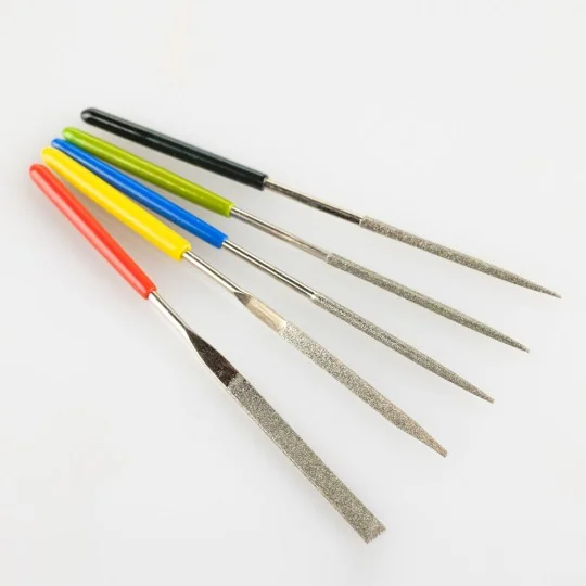 Diamond file set 100 mm (5 pieces) - Heller 99005