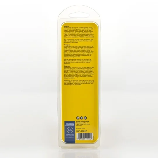 Aluminium scalpel with fine-pointed blade - Heller 99009