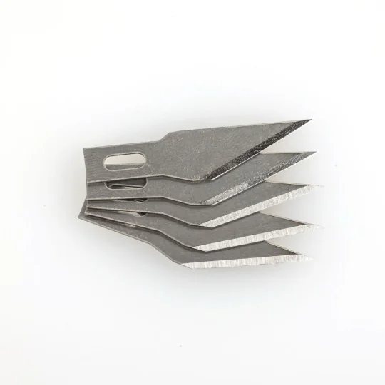 Fine-point replacement blades for scalpel (5 pieces) - Heller 99008