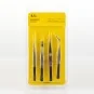 Tweezers Set (4 pieces) - Heller 99023