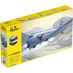 STARTER KIT C-47 Dakota, 1/72 - Heller 35372 2