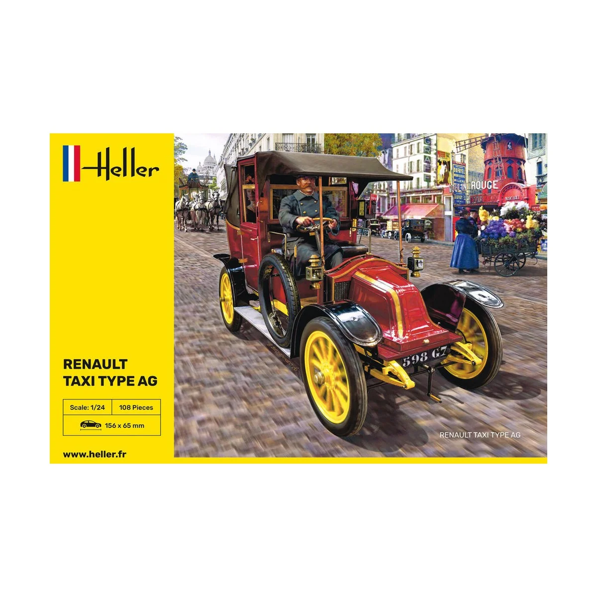 Renault Taxi Type AG, 1/24 - Heller 30705