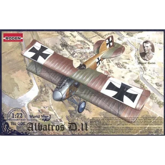 Albatros D.II World War 1, 1/72 - Roden 006