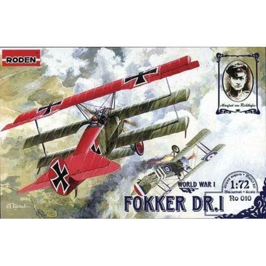 Fokker Dr.I, 1/72 - Roden 010