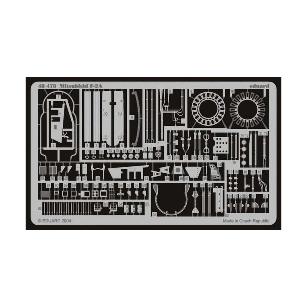 Mitsubishi F-2A, 1/48 - Eduard Accessories 48478