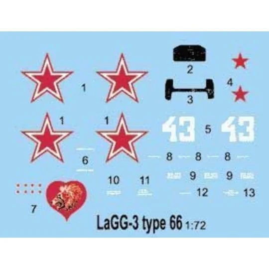 LaGG-3 series 66, 1/72 - Roden 039