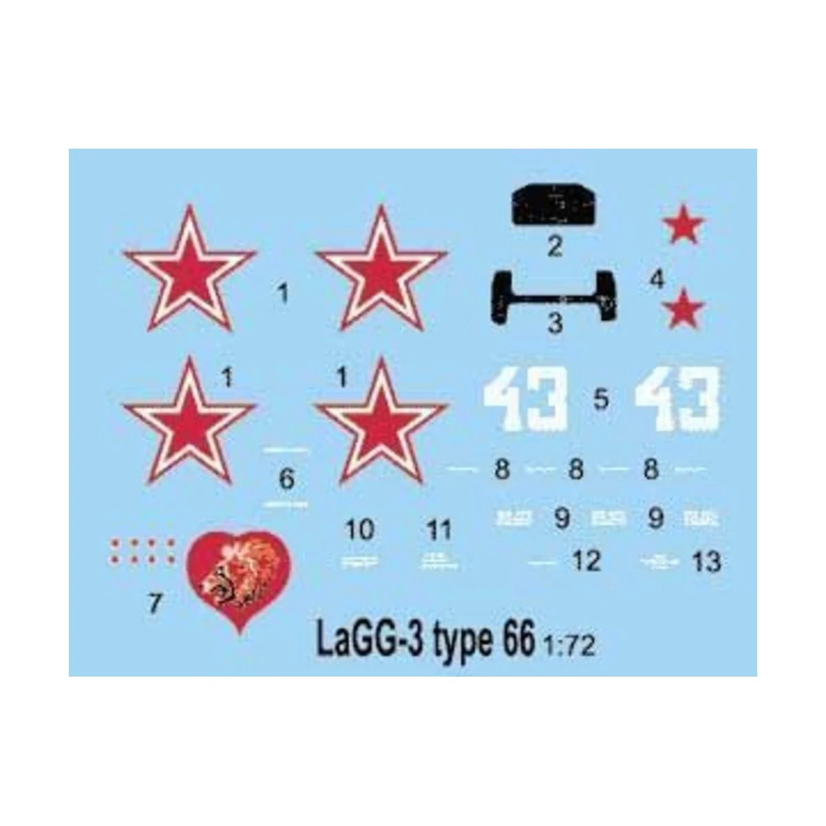 LaGG-3 series 66, 1/72 - Roden 039