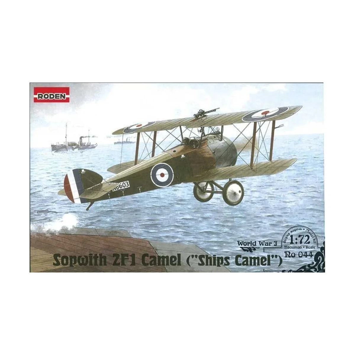 Sopwith 2F1 Camel Ships Camel, 1/72 - Roden 044