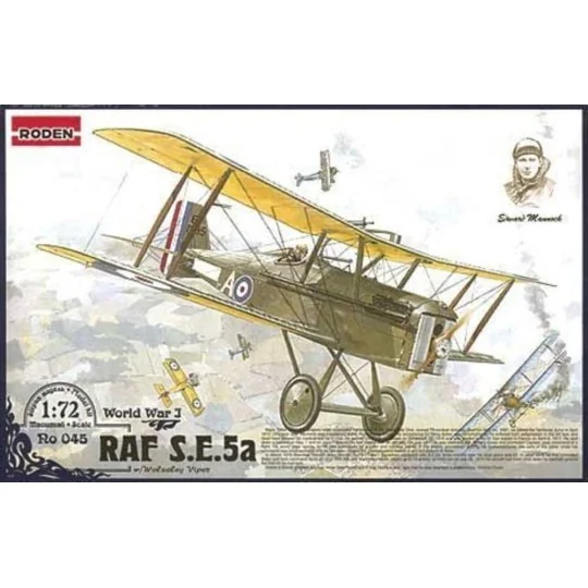 RAF S.E.5a w/Wolseley Viper, 1/72 - Roden 045