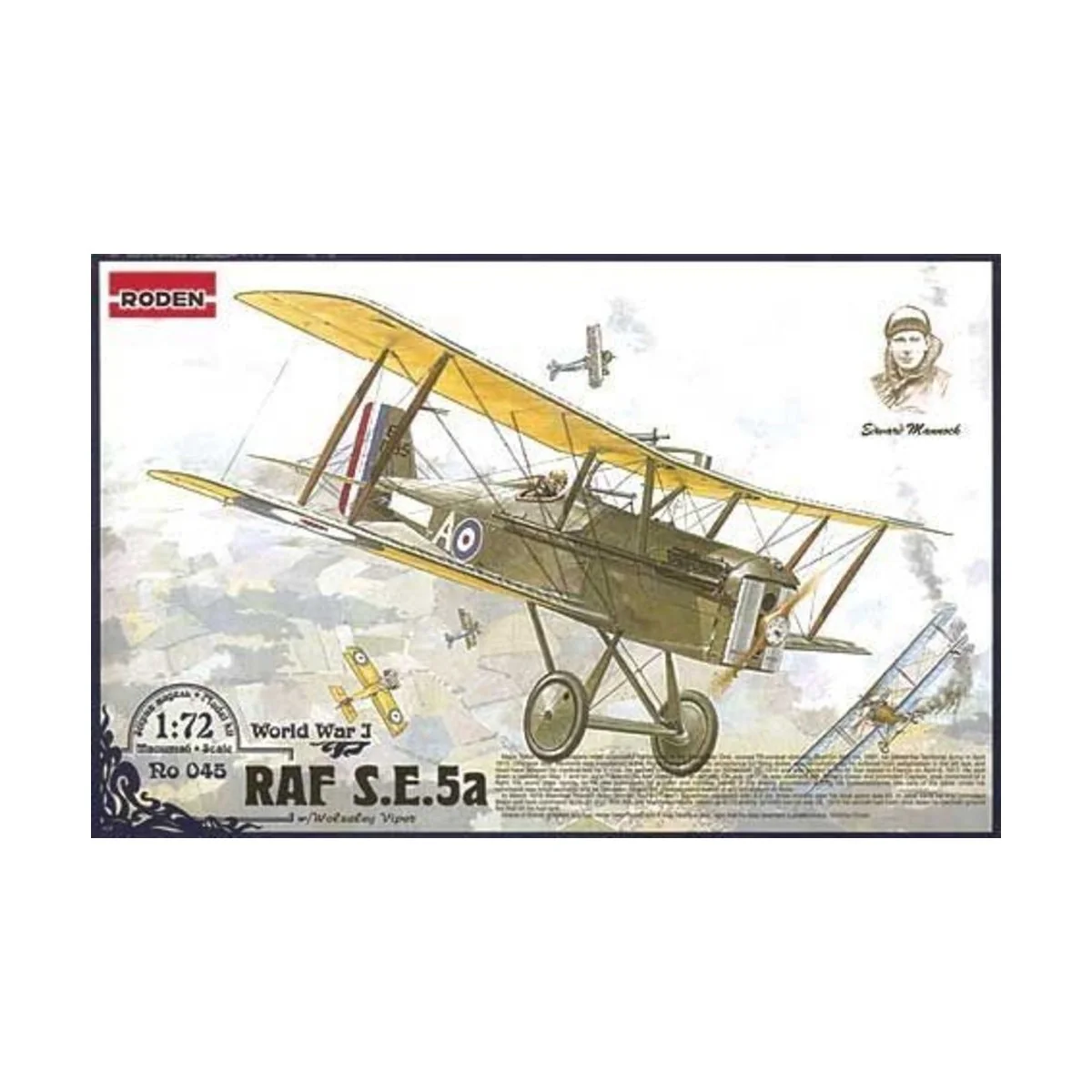 RAF S.E.5a w/Wolseley Viper, 1/72 - Roden 045
