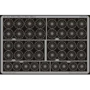 WWI Wheel Wire Discs, 1/48 - Eduard Accessories 48505 WWI Wheel Wire Discs, 1/48 - Eduard Accessories 48505