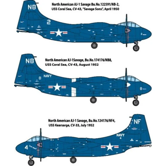 North American AJ-1 Savage, 1/72 - Roden 063