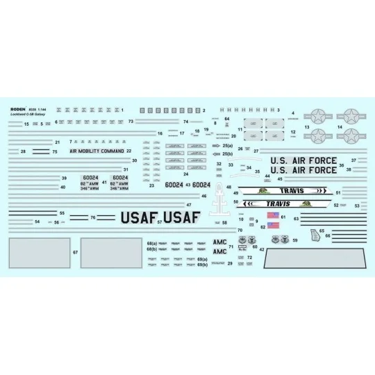 C-5B Galaxy, 1/144 - Roden 330